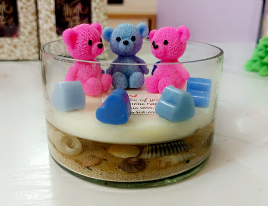 Cute Teddy Wax Showpiece