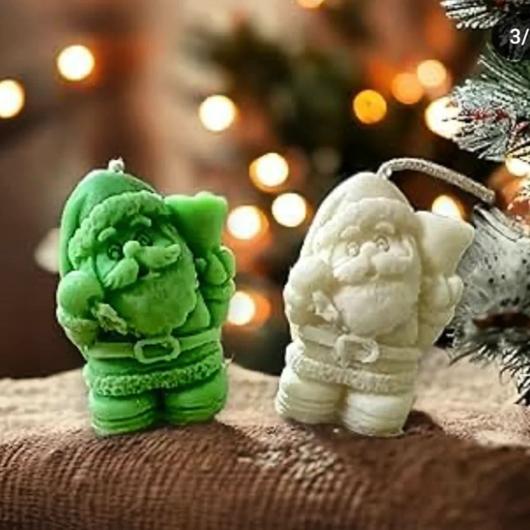 Santa Claus Candle combo of 2 candles